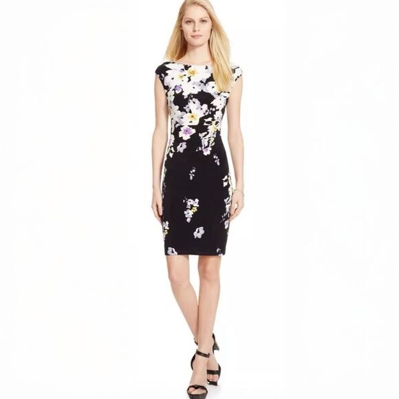 Lauren by Ralph Lauren Floral Dress Sz 14 - Picture 2 of 12